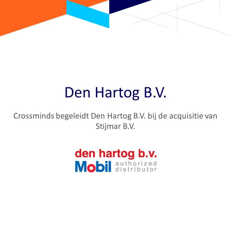 Bedrijfsovername begeleiding Den Hartog