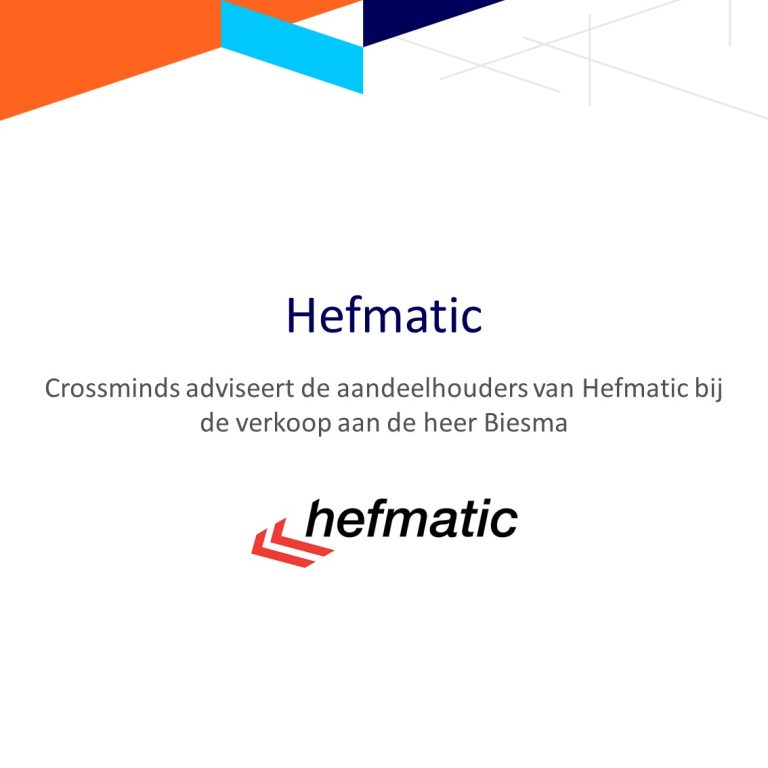 Bedrijfsovername begeleiding Hefmatic