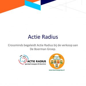 Bedrijfsovername begeleiding Actie Radius