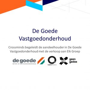 Bedrijfsovername begeleiding De Goede Vastgoedonderhoud