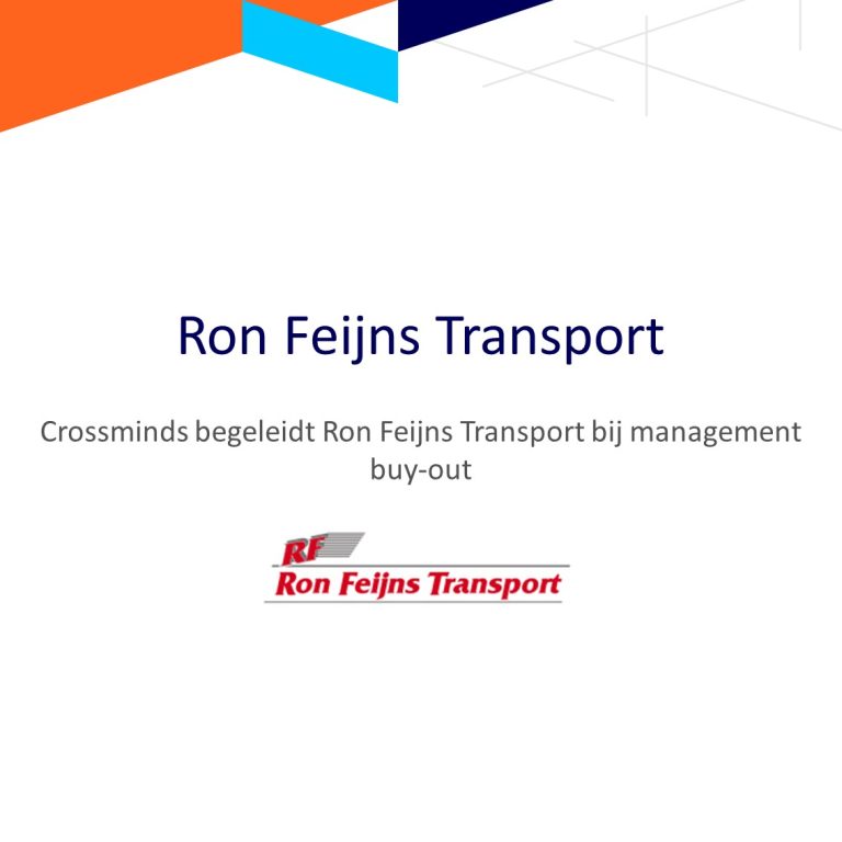 Bedrijfsovername begeleiding Ron Feijns Transport