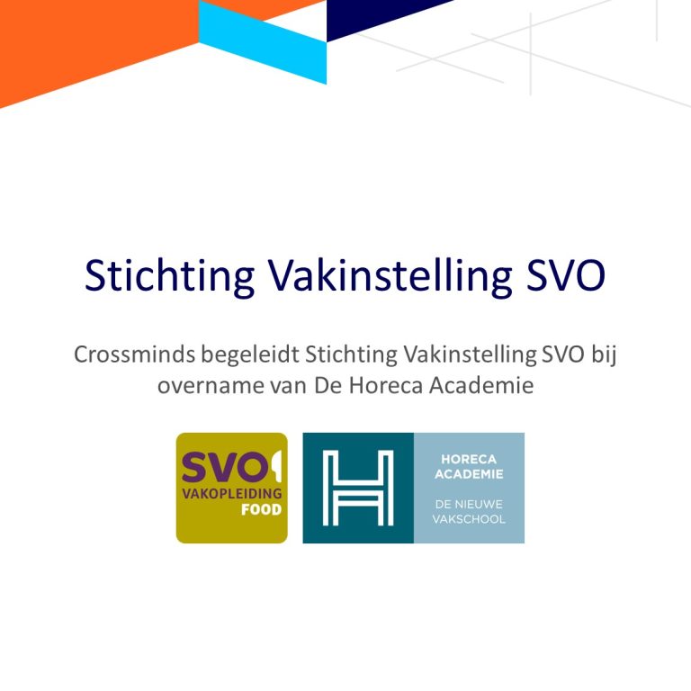 Bedrijfsovername begeleiding Stichting Vakinstelling SVO