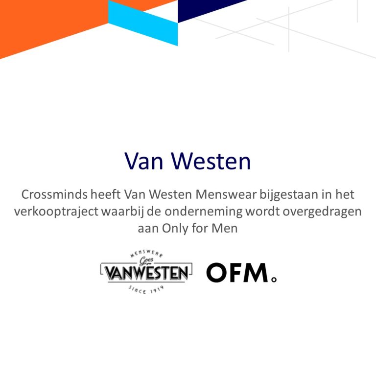 Bedrijfsovername begeleiding Van Westen