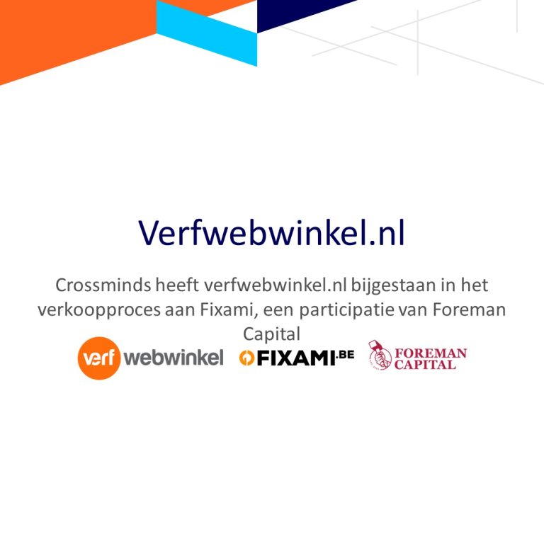 Bedrijfsovername begeleiding Verfwebwinkel.nl